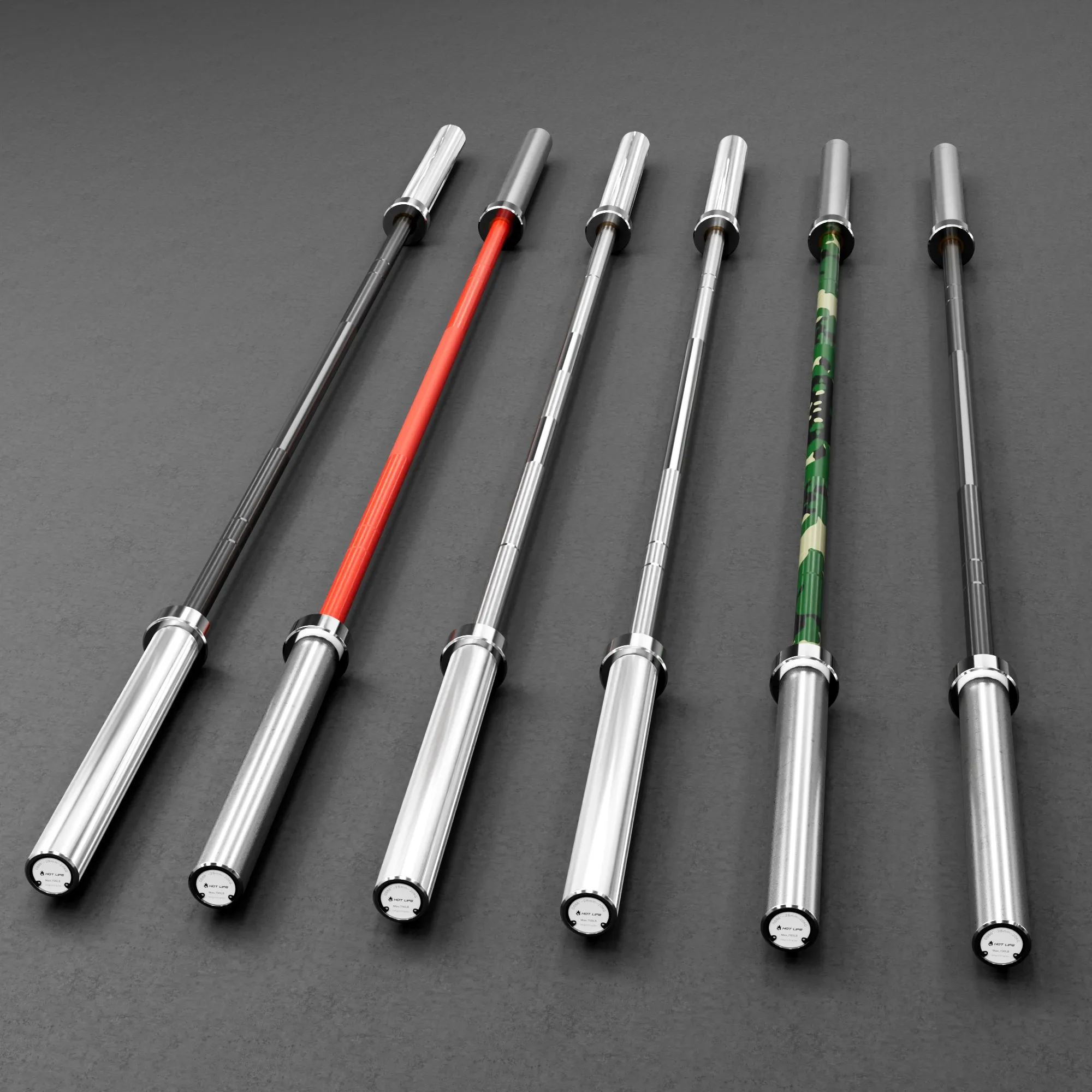 Olympic Barbell 20Kg - ขายตรงจากโรงงาน บาร์เบลเหล็กกล้าไร้สนิม น้ำหนัก 15 กก. สำหรับการแข่งขันยกน้ำหนัก
