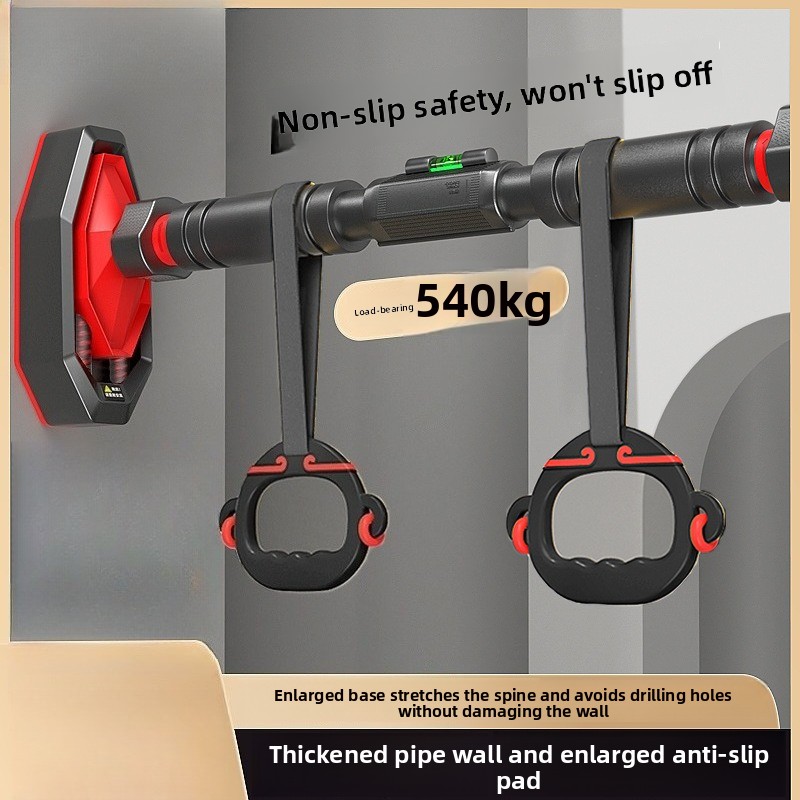 Home Gym Rig - บาร์โหนติดประตูในบ้าน ไม่ต้องเจาะ พร้อมห่วงแขวน อุปกรณ์ออกกำลังกายสำหรับครอบครัว บาร์โหน อุปกรณ์ฟิตเนส
