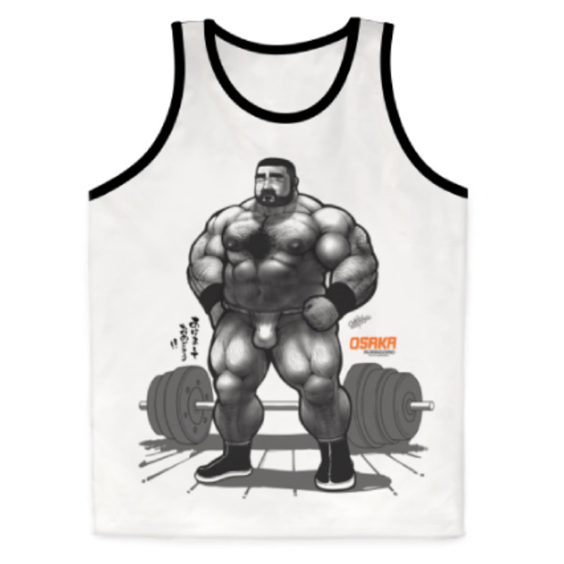 Home Gym Xl - Limited Edition KUMAGORO เสื้อกล้าม,Gym Bear เกย์เสื้อกล้ามแขนกุด,