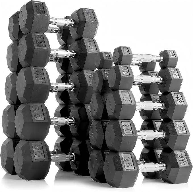 Home Gym Build - ดัมเบลหุ้มยางคุณภาพสูง 5 ปอนด์-100 ปอนด์ อุปกรณ์ฟิตเนสสำหรับสร้างกล้ามเนื้อและฝึกความแข็งแรงที่บ้าน โปรโมชั่นส่งเสริมการขาย