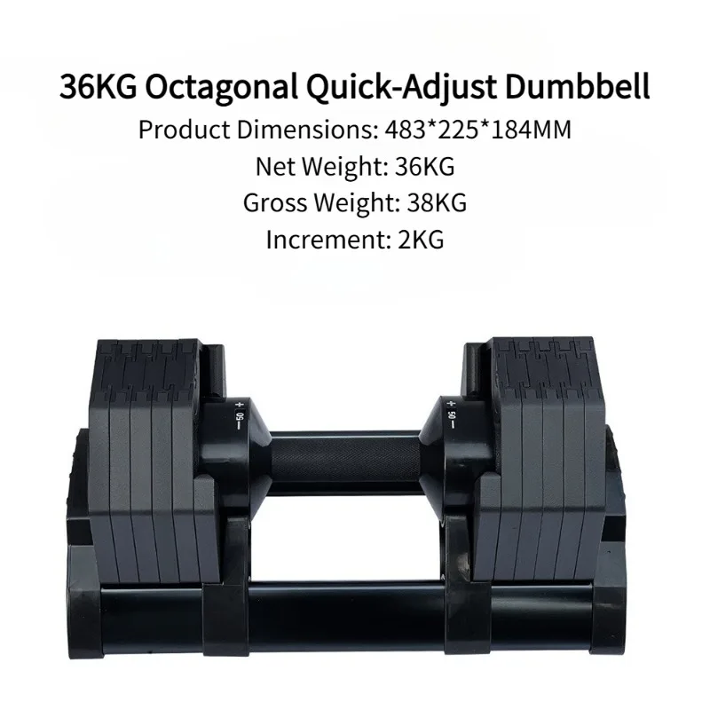 Home Gym Recommendations - ดัมเบลปรับน้ำหนักได้รูปทรงแปดเหลี่ยม 36 กก.: ตัวเลือกยอดนิยมสำหรับอุปกรณ์ออกกำลังกายทั้งในยิมและที่บ้าน - แนะนำสินค้าขายดี