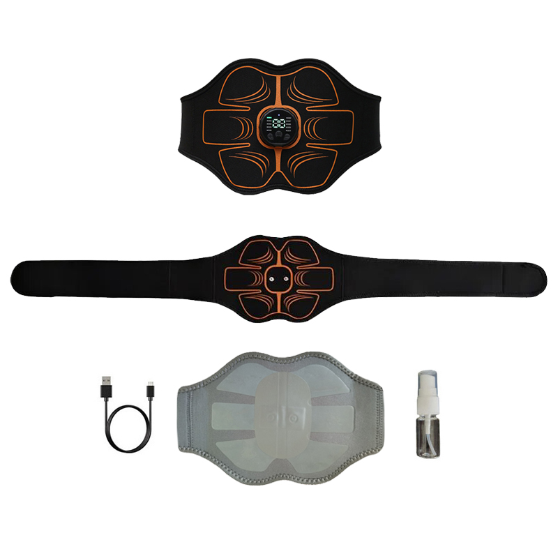 Home Gym House - เครื่องบริหารกล้ามเนื้อหน้าท้อง เข็มขัดกระชับสัดส่วนอัจฉริยะ ชาร์จ USB นวดผ่อนคลายกล้ามเนื้อ ออกกำลังกายที่บ้าน