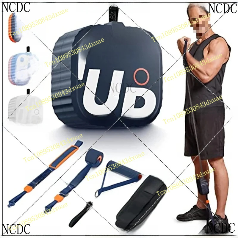 Home Gym Machine - อุปกรณ์ฟิตเนสที่บ้าน สายรัดออกกำลังกายปรับแรงต้านได้ 4.4-44 ปอนด์ ระบบยิมพกพา UNITREE