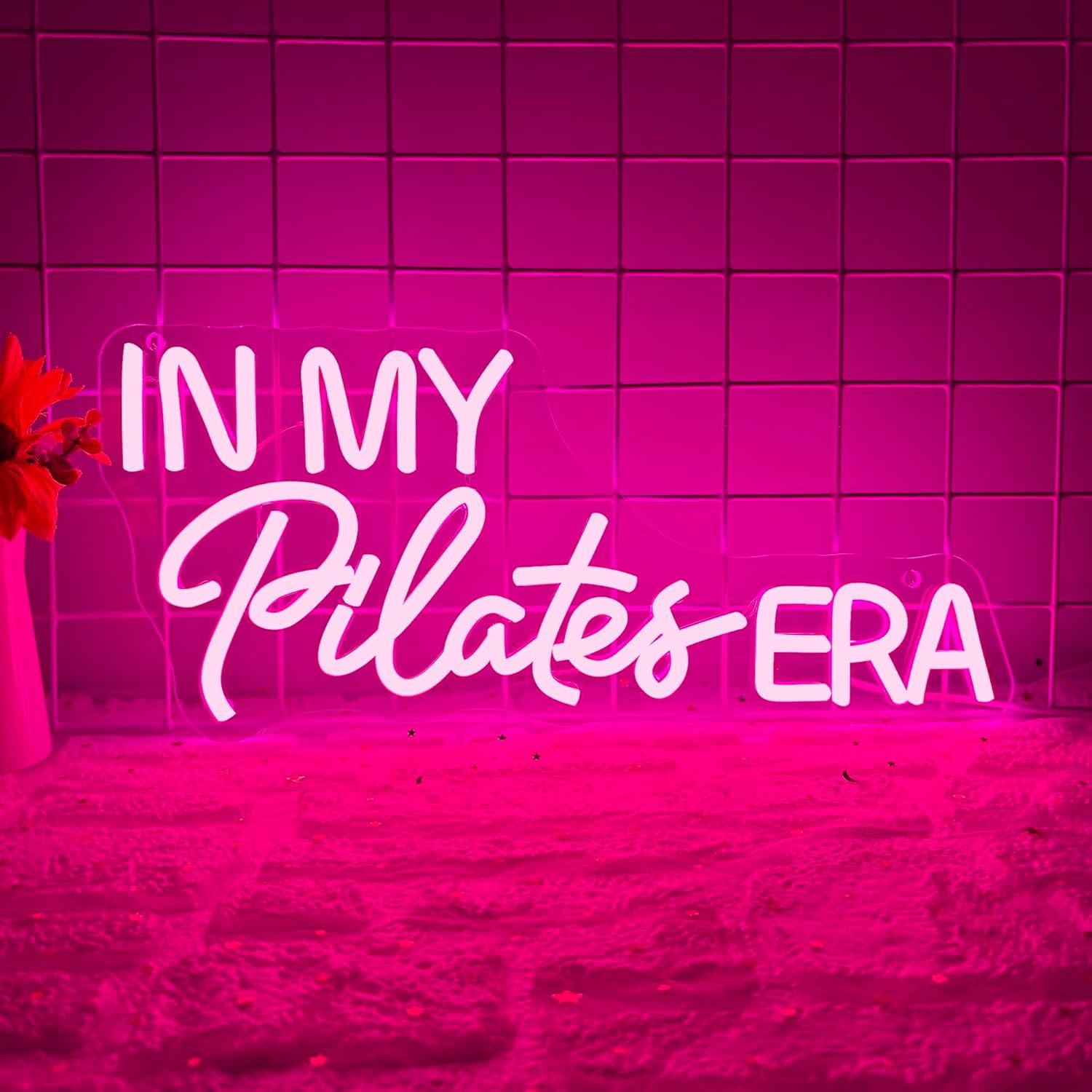 Home Gym Yoga Room - ป้ายไฟนีออน In My Pilates Era ไฟ