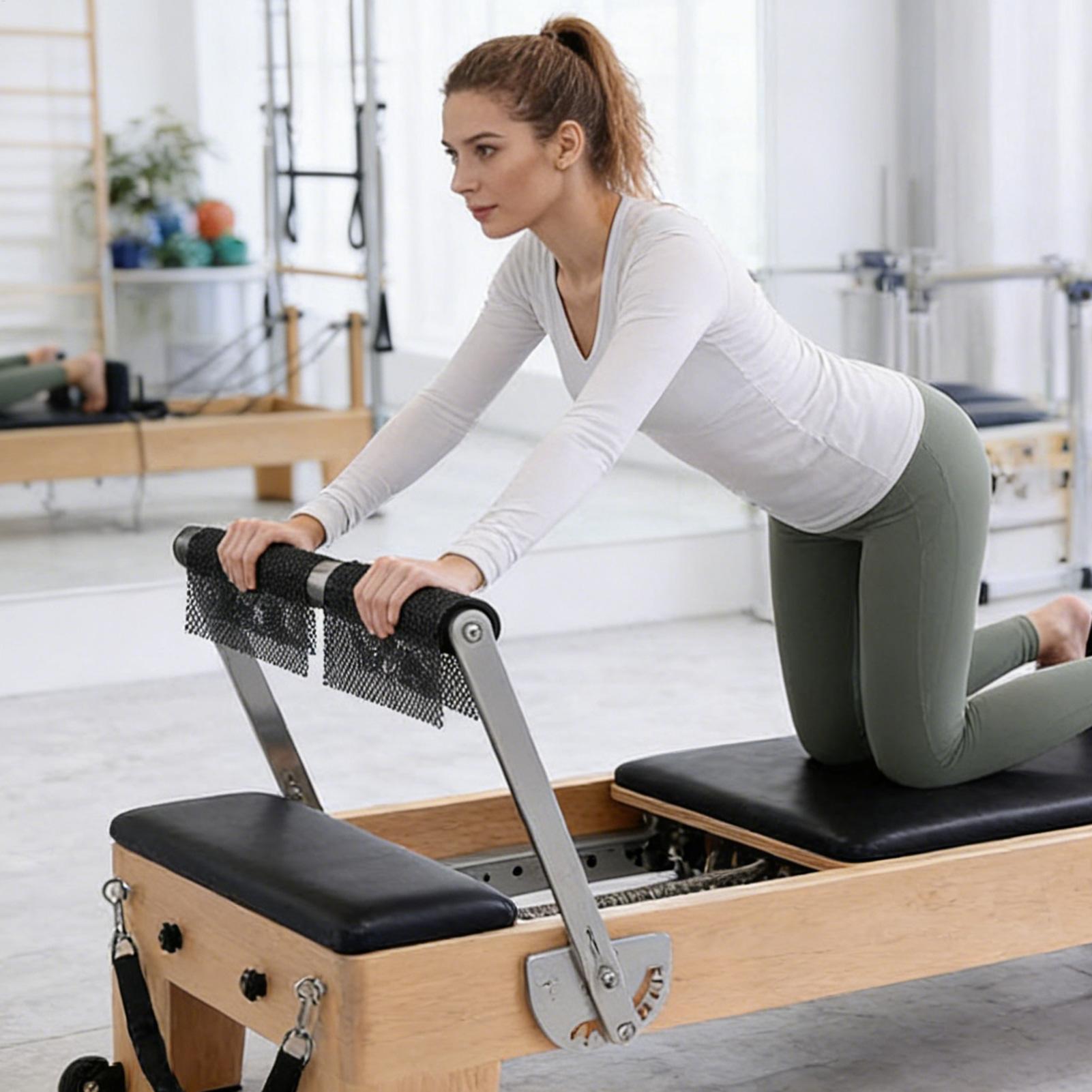 Home Gym Yoga Mat - แผ่นรองพิลาทิสกันลื่น 4 ชิ้น แผ่นรองออกกำลังกายกันลื่นสำหรับดึงข้อ ยกน้ำหนัก ออกกำลังกายที่บ้าน