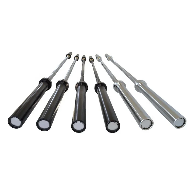 Olympic Barbell 20Kg - บาร์ยกน้ำหนักชุบโครเมียมแบบกำหนดเอง อุปกรณ์ฟิตเนสสำหรับยิม บาร์ยกน้ำหนักแบบฟรีเวท 20 กก. 45
