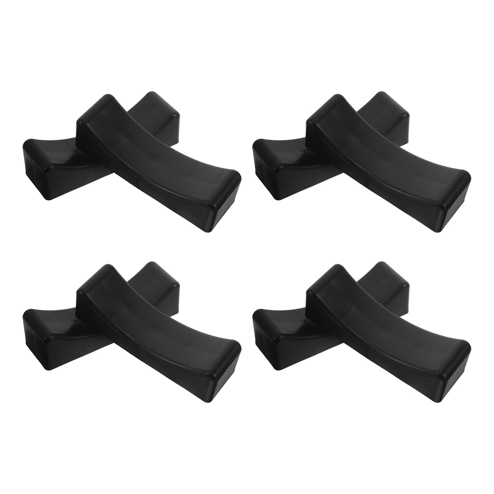 Home Gym Weights - ชุดชั้นวางดัมเบล 8 ชิ้น ดีไซน์แบบกลวง วัสดุพลาสติก สำหรับจัดเก็บดัมเบลในยิมที่บ้าน