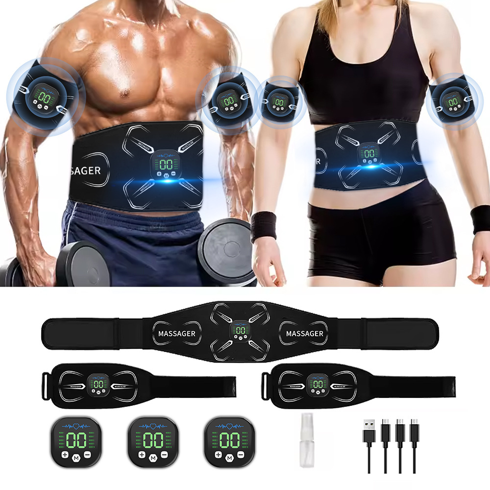 Home Gym Rig - เครื่องกระตุ้นกล้ามเนื้อ EMS เครื่องฝึกกล้ามเนื้อหน้าท้อง บริหารกล้ามเนื้อแขน หน้าท้อง ขา
