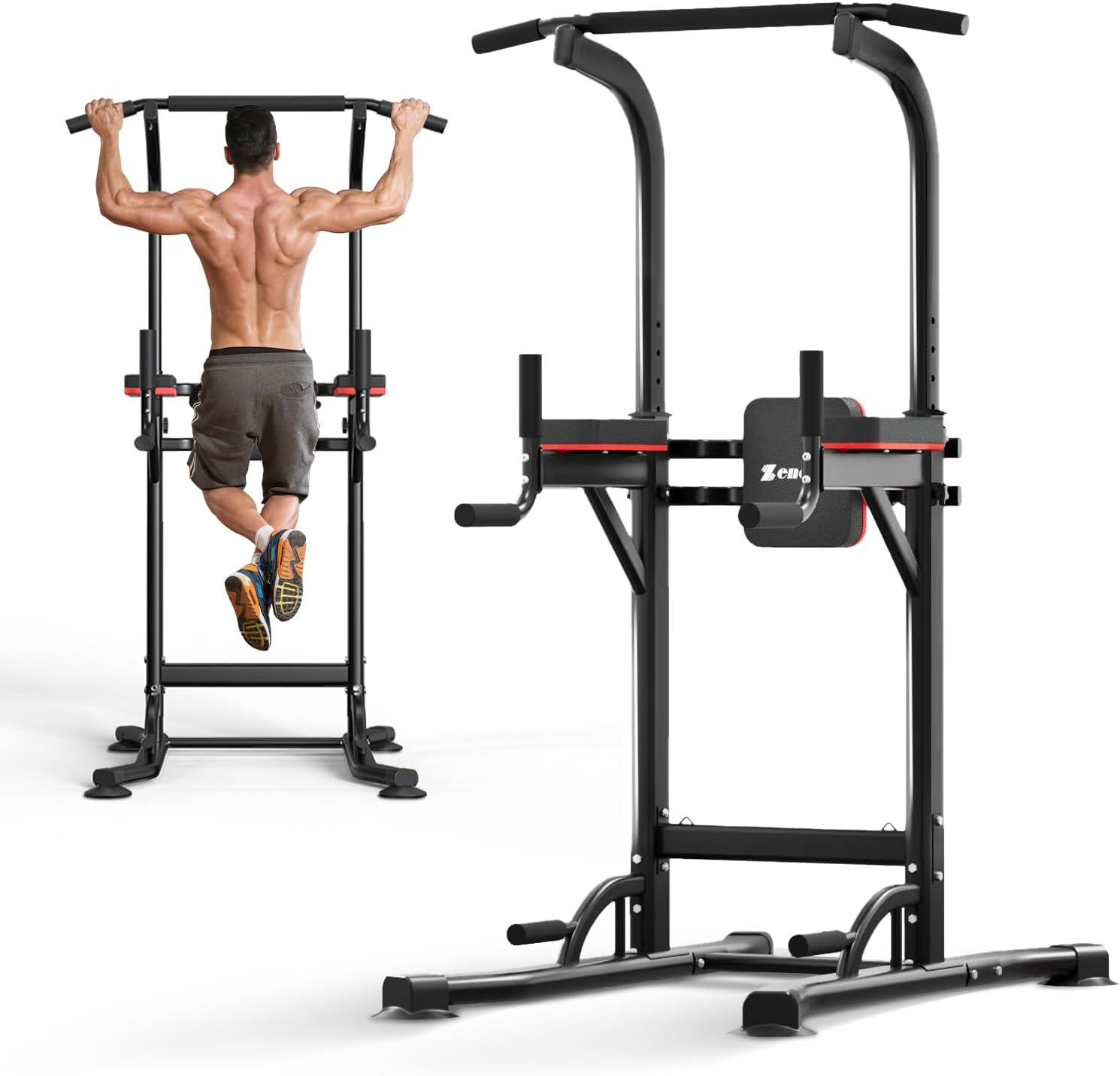 Home Gym Build - โฮมยิมมัลติฟังก์ชั่นดิปสเตชั่น - สร้างกล้ามเนื้อ, รับน้ำหนักได้ 330/400 ปอนด์,