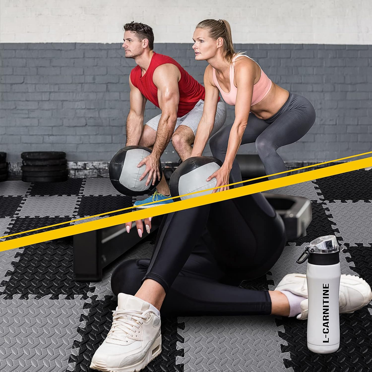 แผ่นรองพื้นยิม EVA ทนแรงกระแทก - Home Gym In Garage บทวิจารณ์และราคา