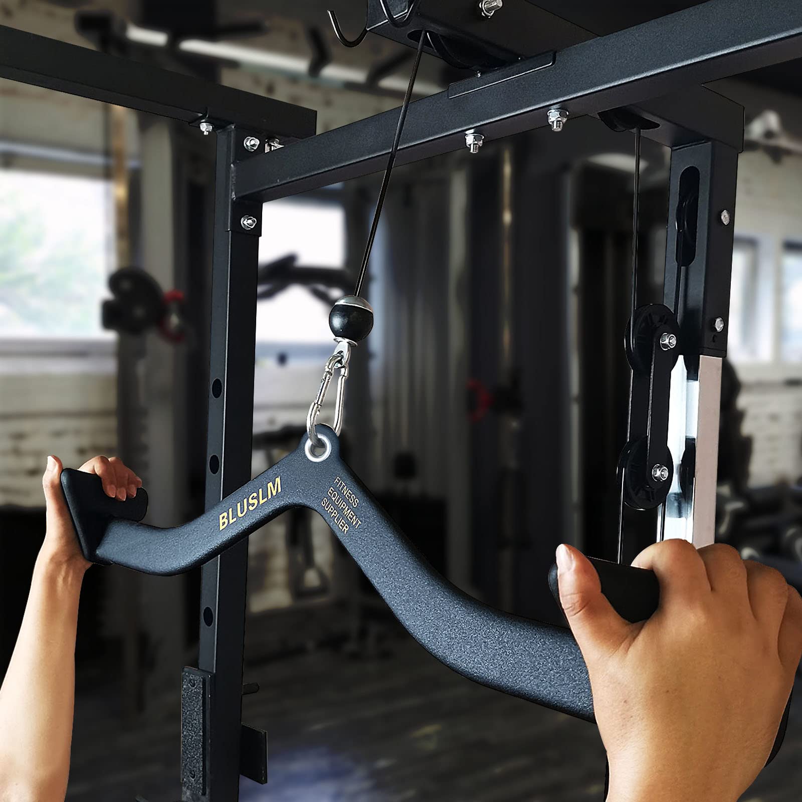 Home GYM Fitness Lat ดึง Handl - Home Gym Rig บทวิจารณ์และราคา