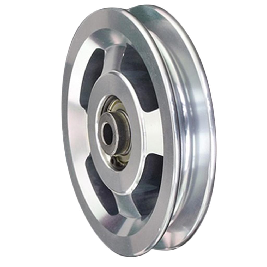 ลูกล้ออลูมิเนียมพร้อมร่องนำสาย - Home Gym Diy Pulley System บทวิจารณ์และราคา