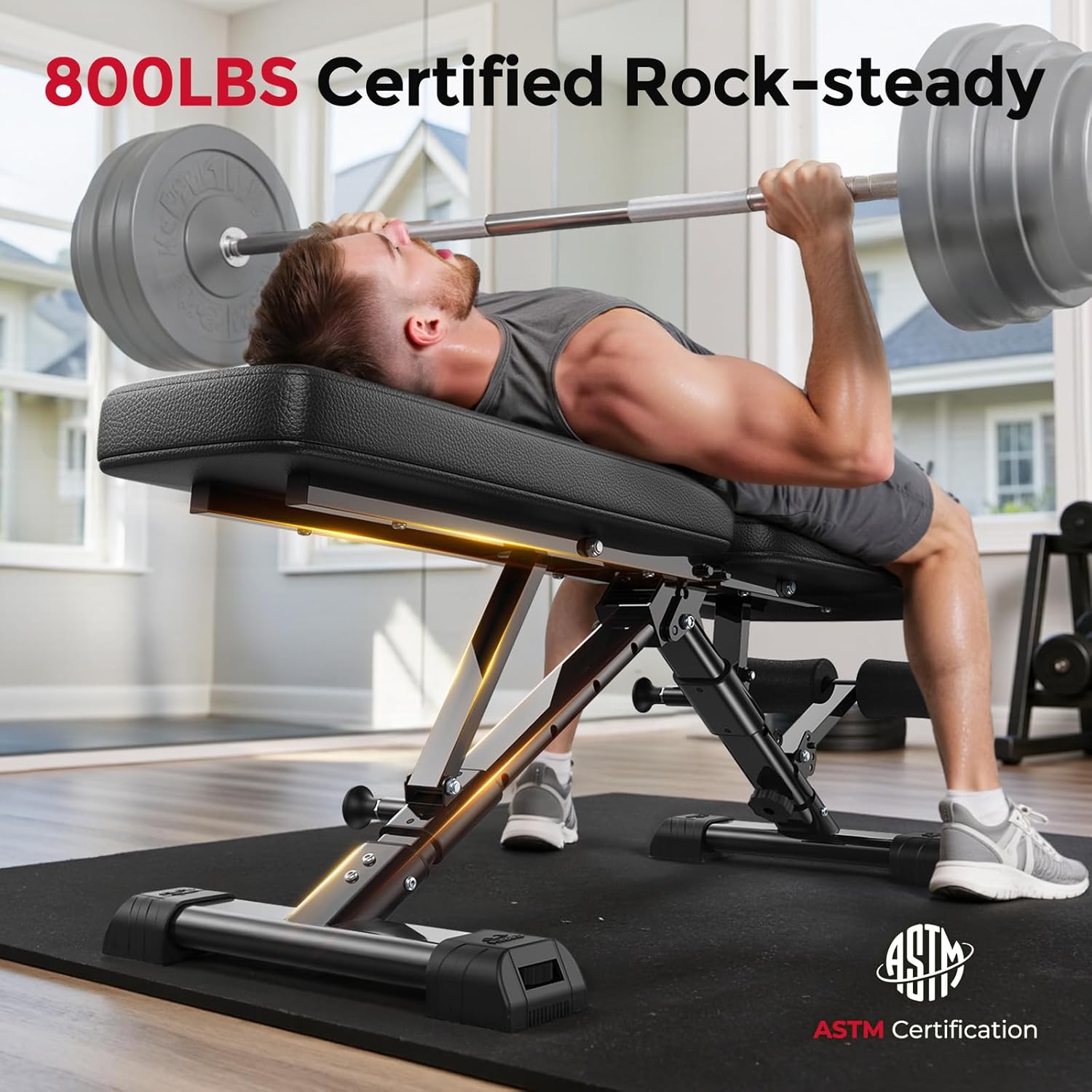 ม้านั่งยกน้ำหนักแบบปรับได้สำหร - Home Gym Weights บทวิจารณ์และราคา