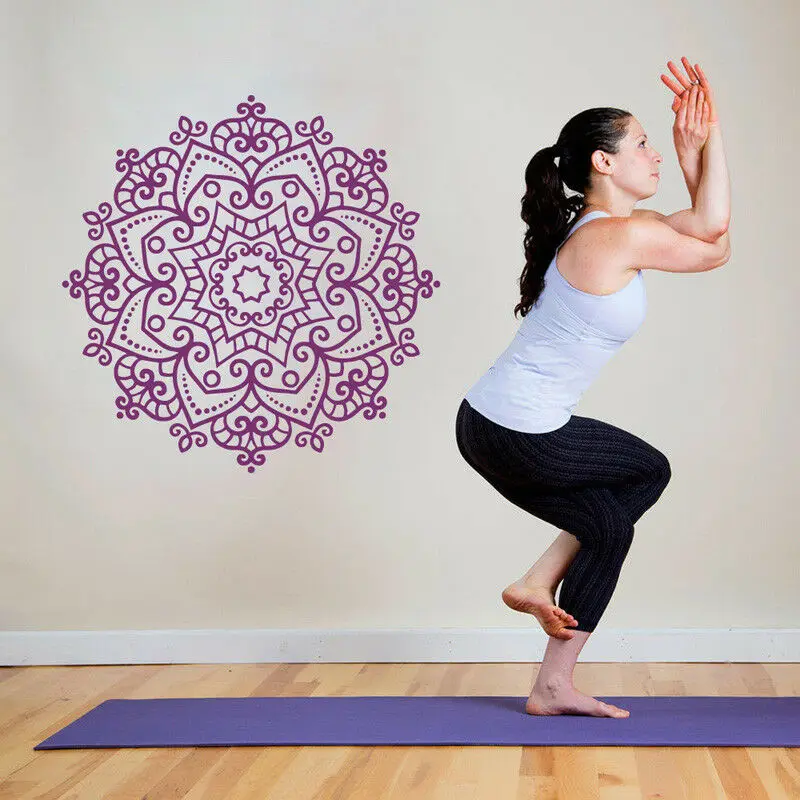 โยคะฮินดูพระพุทธรูปสติ๊กเกอร์ต - Home Gym Yoga Room บทวิจารณ์และราคา