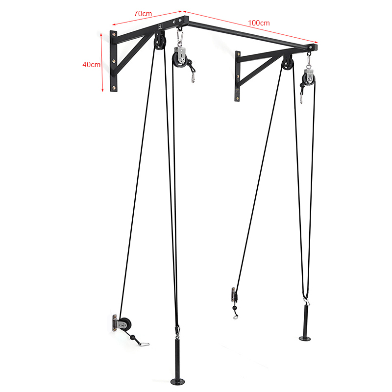 ติดผนัง DIY ฟิตเนสรอกสายระบบ B - Home Gym Diy Pulley System บทวิจารณ์และราคา