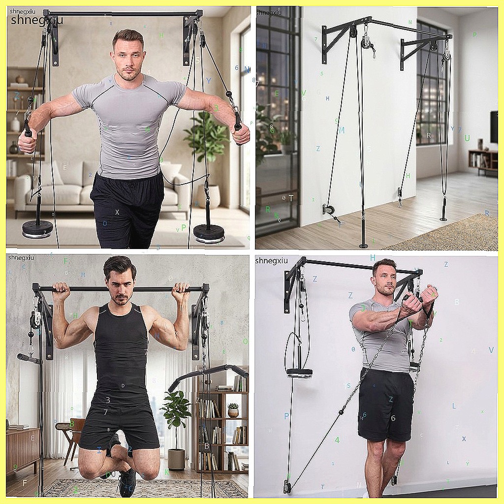 ระบบรอกออกกำลังกายแบบติดผนัง D - Home Gym Diy Pulley System บทวิจารณ์และราคา
