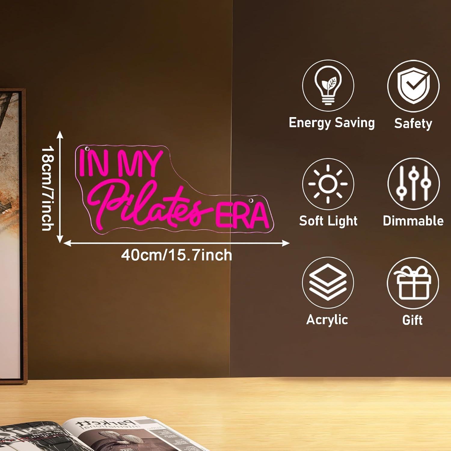 ป้ายไฟนีออน In My Pilates Era  - Home Gym Yoga Room บทวิจารณ์และราคา