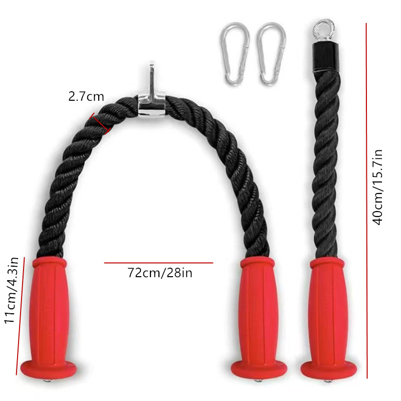 Ergonomic Tricep Ropes Non-Sli - Home Gym Rig บทวิจารณ์และราคา