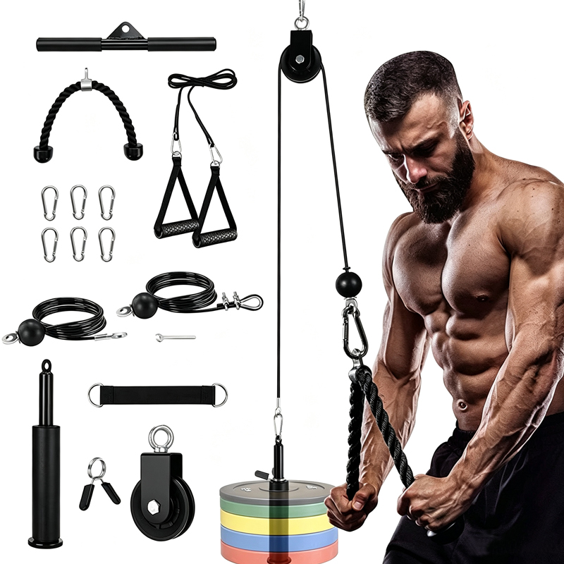 ชุดอุปกรณ์ออกกำลังกายที่บ้านแบ - Home Gym Diy Pulley System บทวิจารณ์และราคา