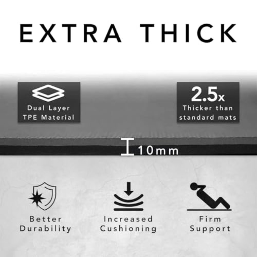 เสื่อออกกำลังกายขนาดใหญ่ หนาพิ - Home Gym Yoga Mat บทวิจารณ์และราคา