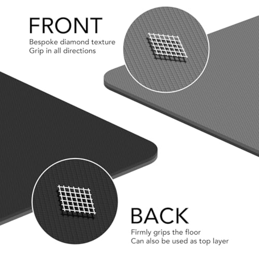 เสื่อออกกำลังกายขนาดใหญ่ หนาพิ - Home Gym Yoga Mat บทวิจารณ์และราคา
