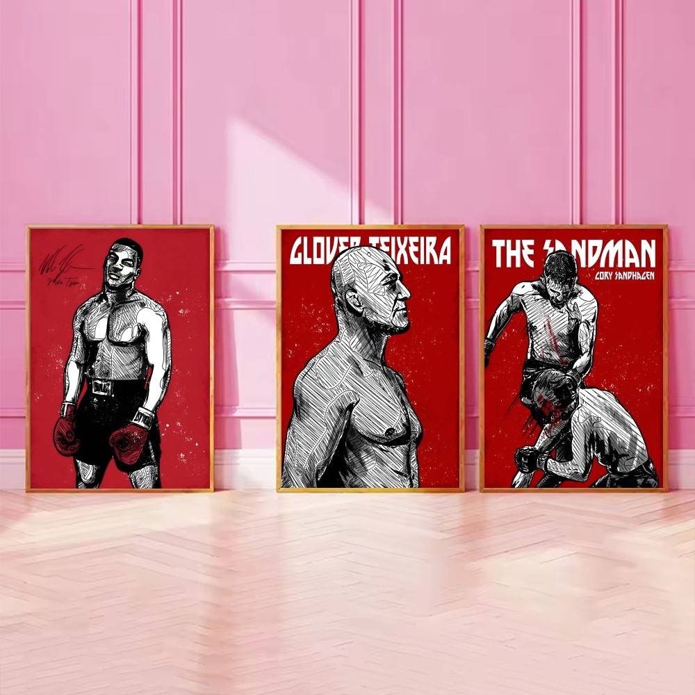 โปสเตอร์นักกีฬาแนวกรันจ์ ภาพนั - Home Gym In Garage บทวิจารณ์และราคา