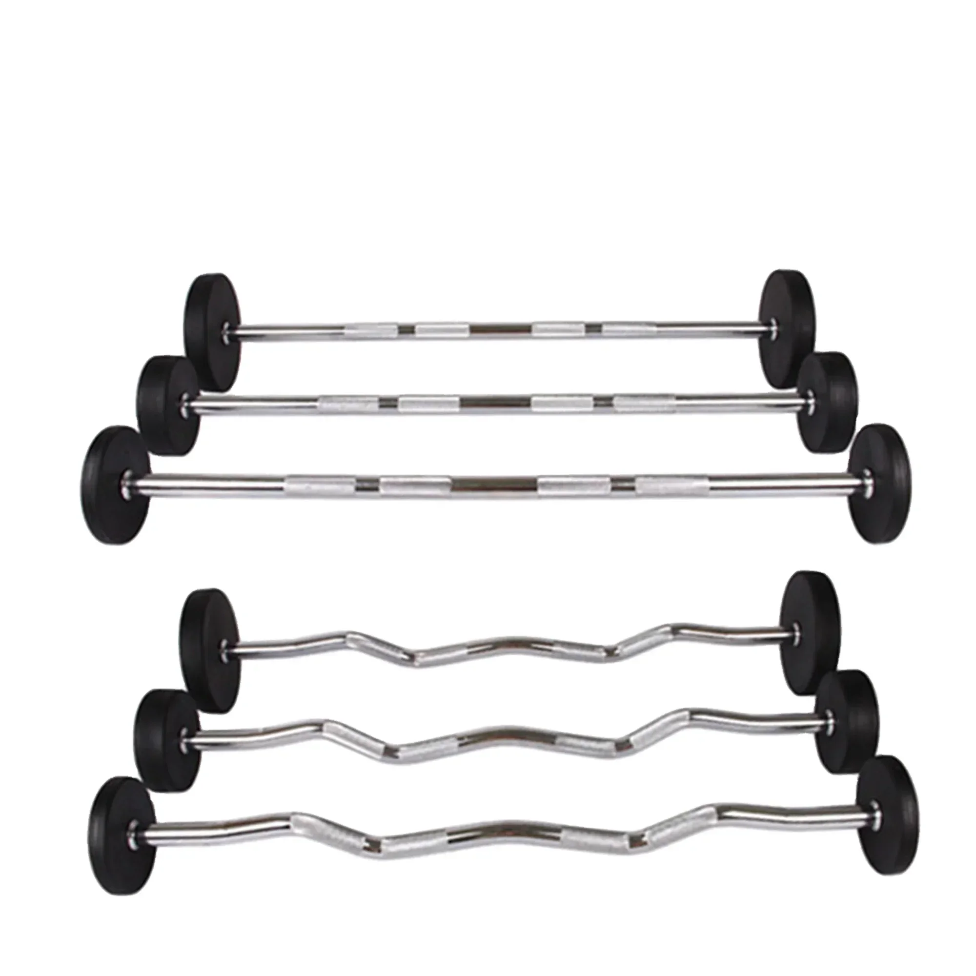 บาร์เบลยางแบบตรงสำหรับยกน้ำหนั - Olympic Barbell 20Kg บทวิจารณ์และราคา