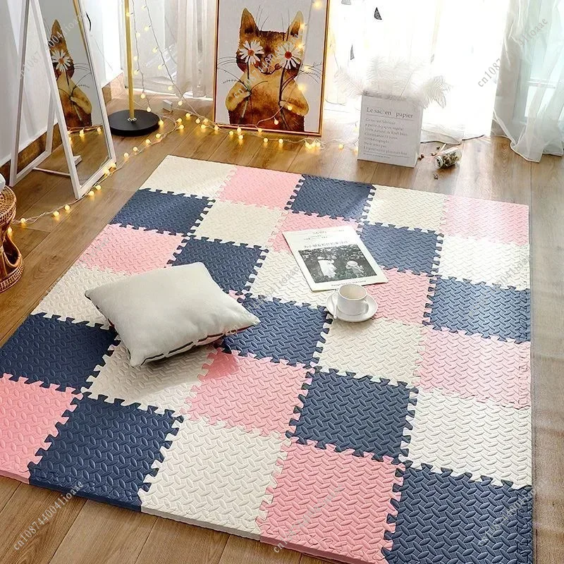 แผ่นรองพื้นกันลื่น 6/12 ชิ้น ข - Home Gym Yoga Room บทวิจารณ์และราคา