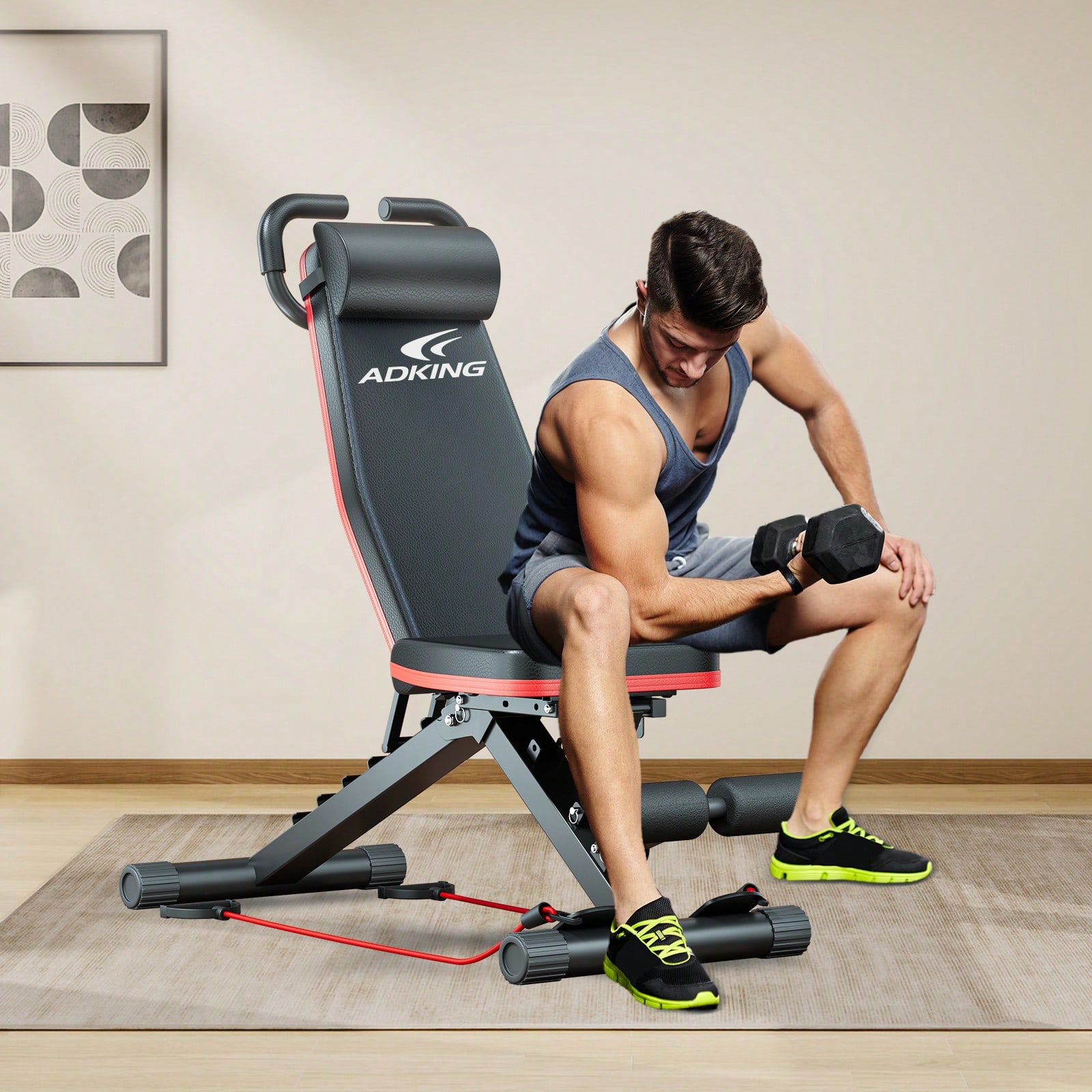 เครื่องบริหารน่องแบบนั่งทำจากเ - Home Gym Leg Press บทวิจารณ์และราคา