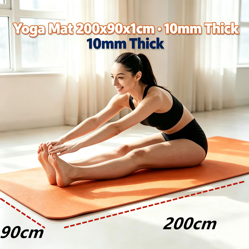 เสื่อโยคะ 200*90 ซม. เสื่อออกก - Home Gym Yoga Mat บทวิจารณ์และราคา