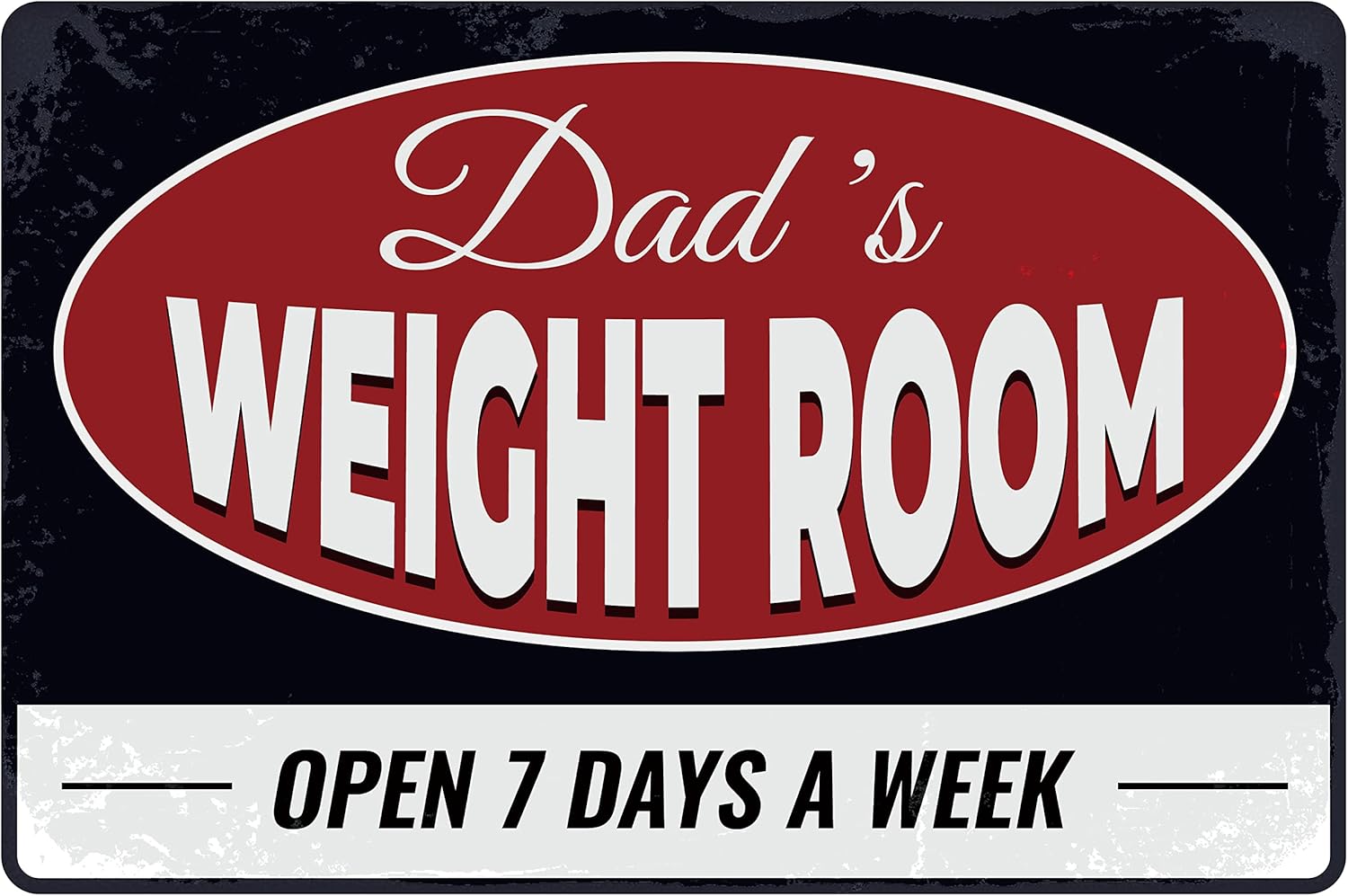 ป้ายโลหะวินเทจ - ป้ายโลหะตกแต่ - Home Gym In Garage บทวิจารณ์และราคา