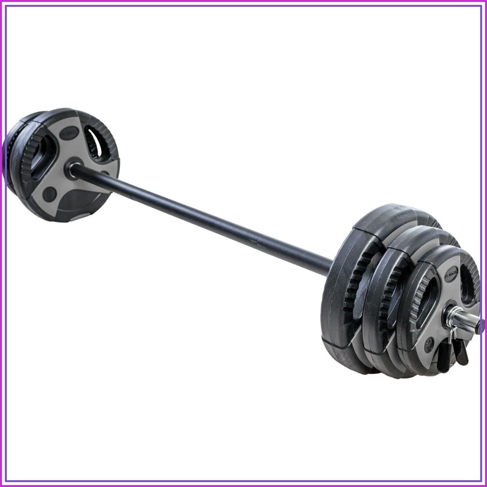 ชุดบาร์เบลน้ำหนักที่สมบูรณ์แบบ - Home Gym Weights บทวิจารณ์และราคา