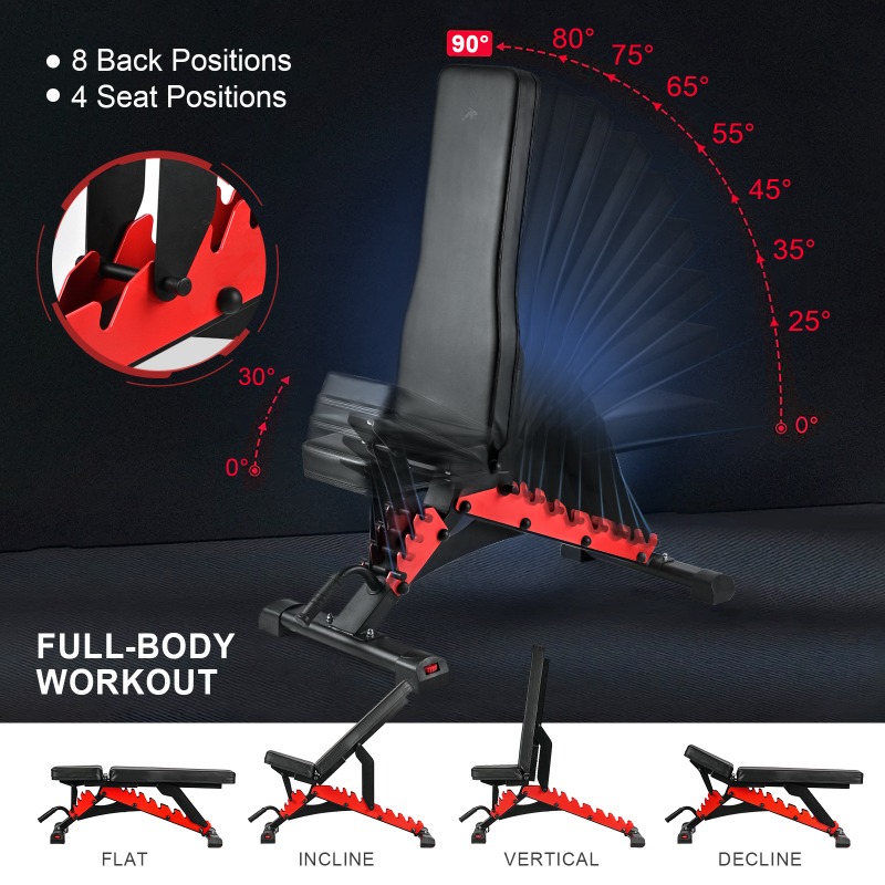 ม้านั่งยกน้ำหนักแบบปรับได้สำหร - Home Gym Weights บทวิจารณ์และราคา